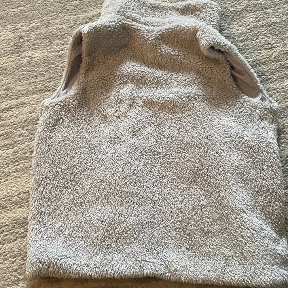 Patagonia Los Gatos grey fleece lined vest XS - Picture 4 of 7